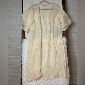 Rebellion Cream Lace Women’s XS Kimono